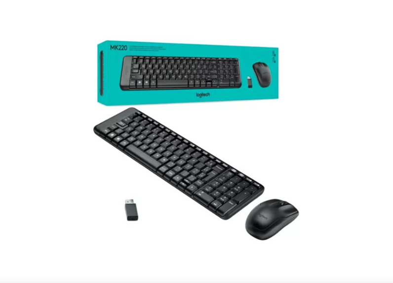 Kit Teclado E Mouse Sem Fio Logitech